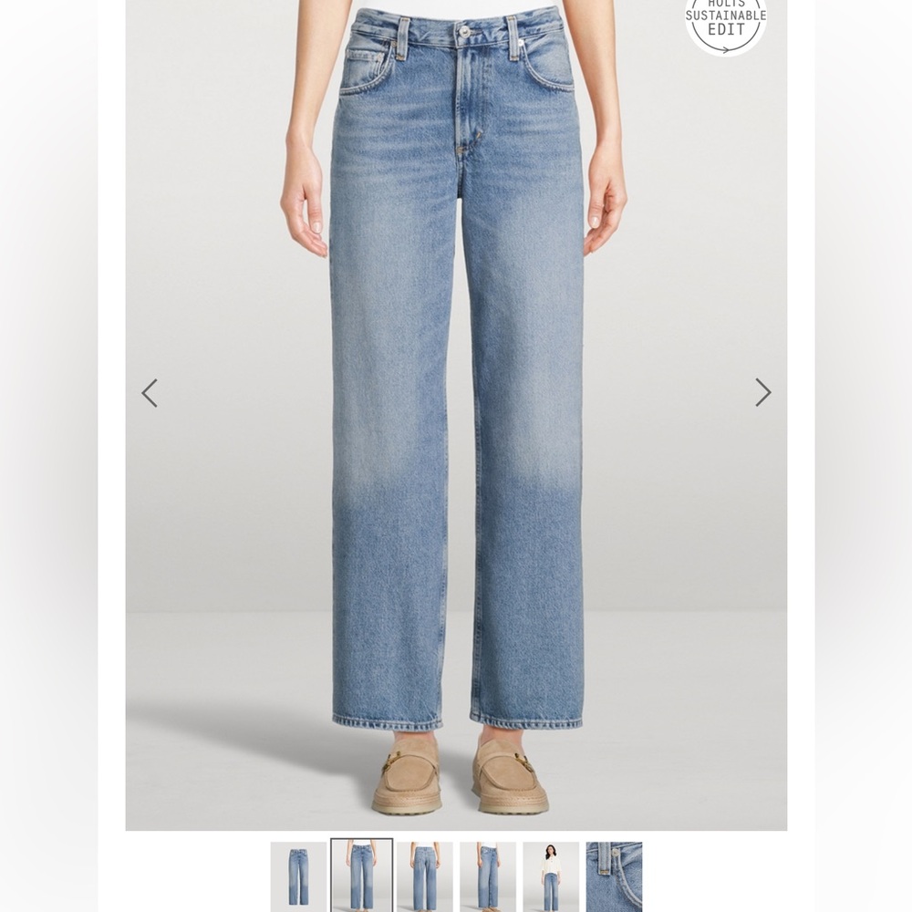 Citizens Of Humanity Light Blue Straight Leg Jeans